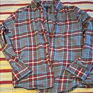 Lands’ End flannel shirt